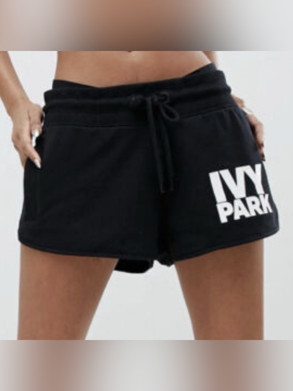 Ivy park Black Drawstring Lounge Shorts